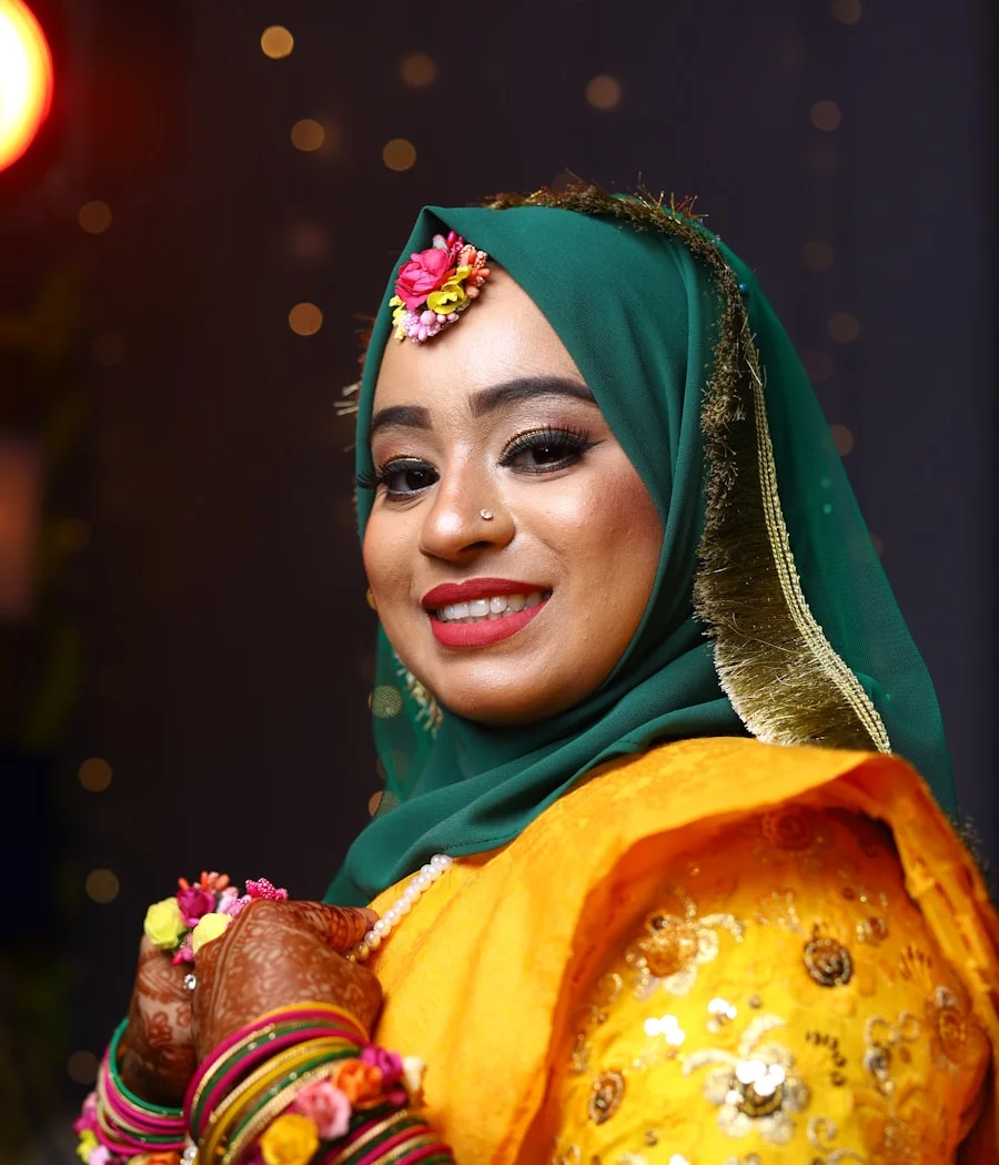 Her mother smiling in Lahore