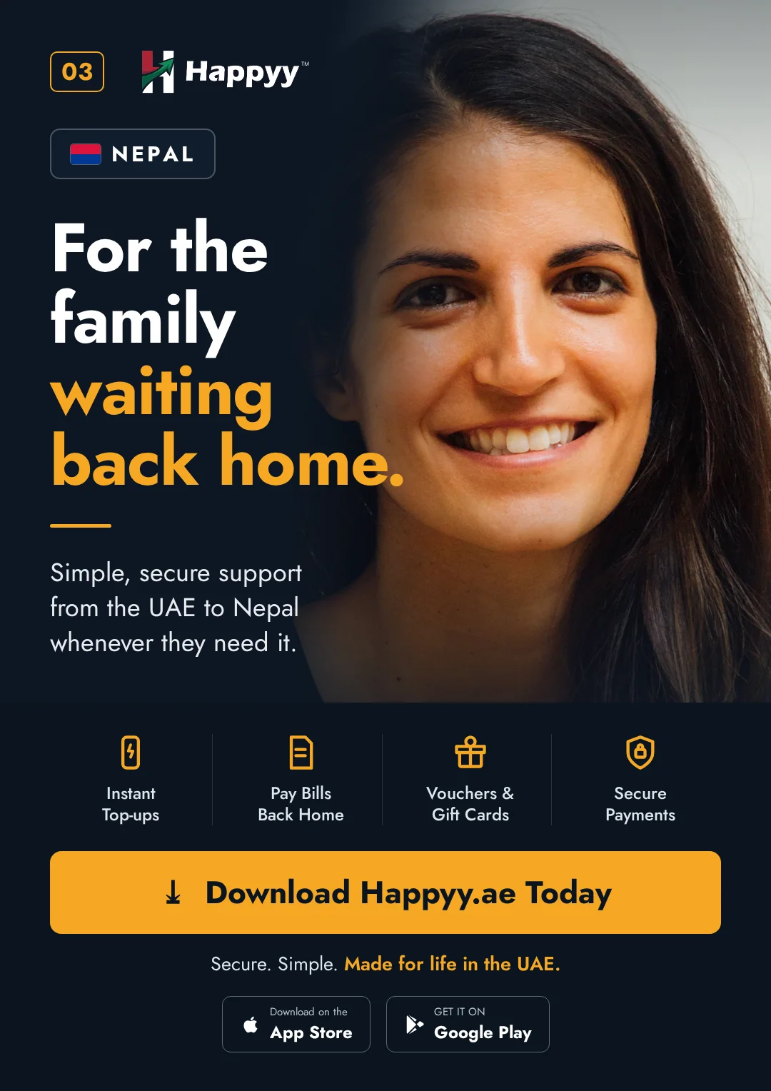 Nepal campaign — For the family waiting back home