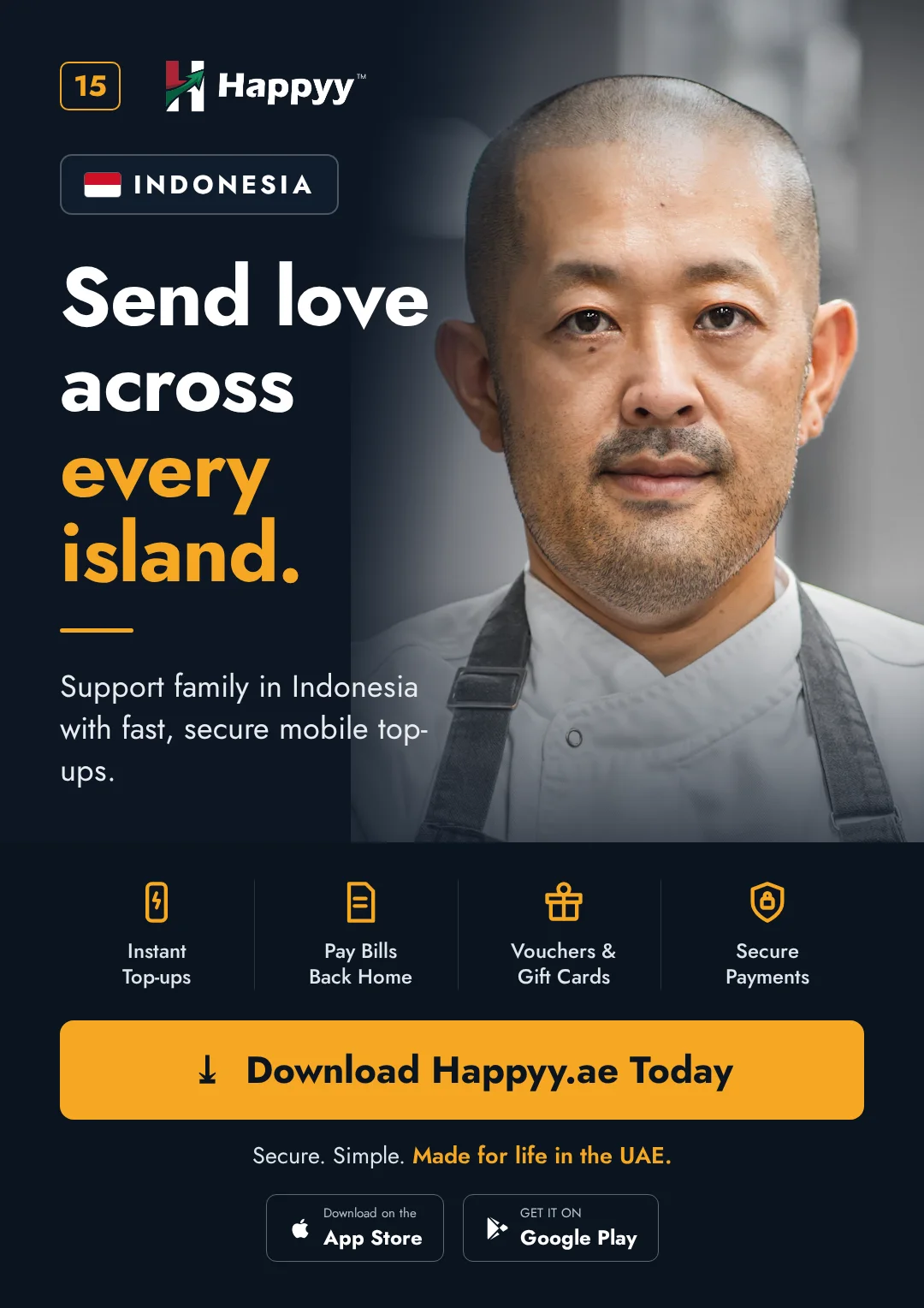 Indonesia campaign — Send love across every island