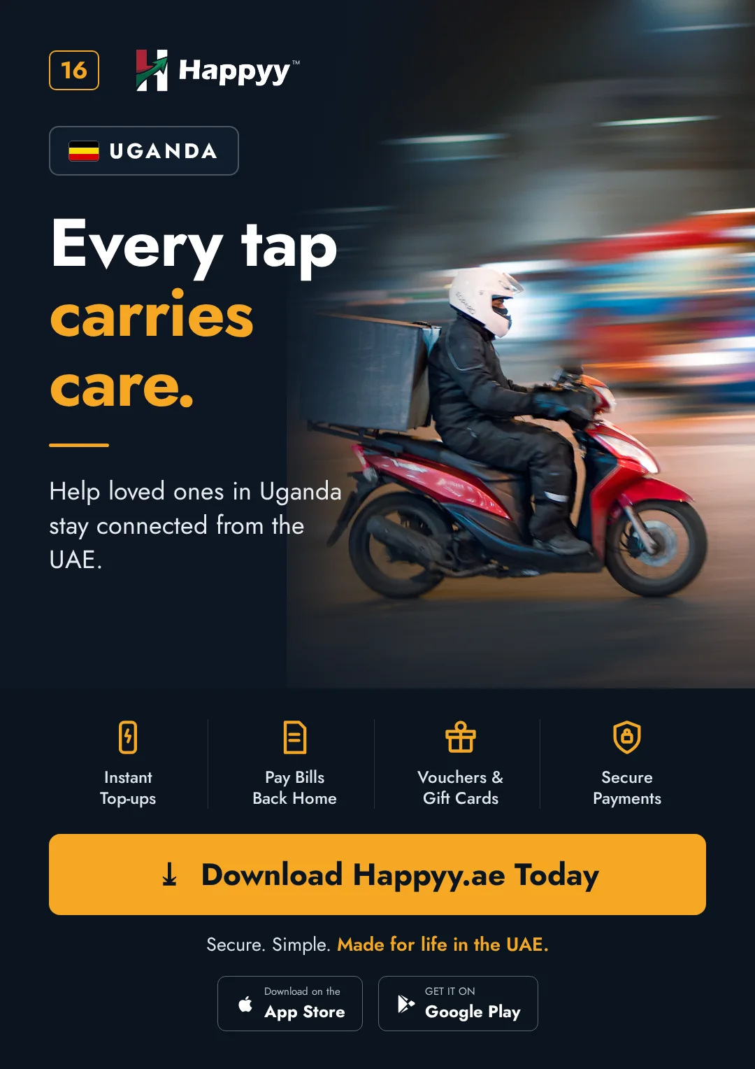 Uganda campaign — Every tap carries care