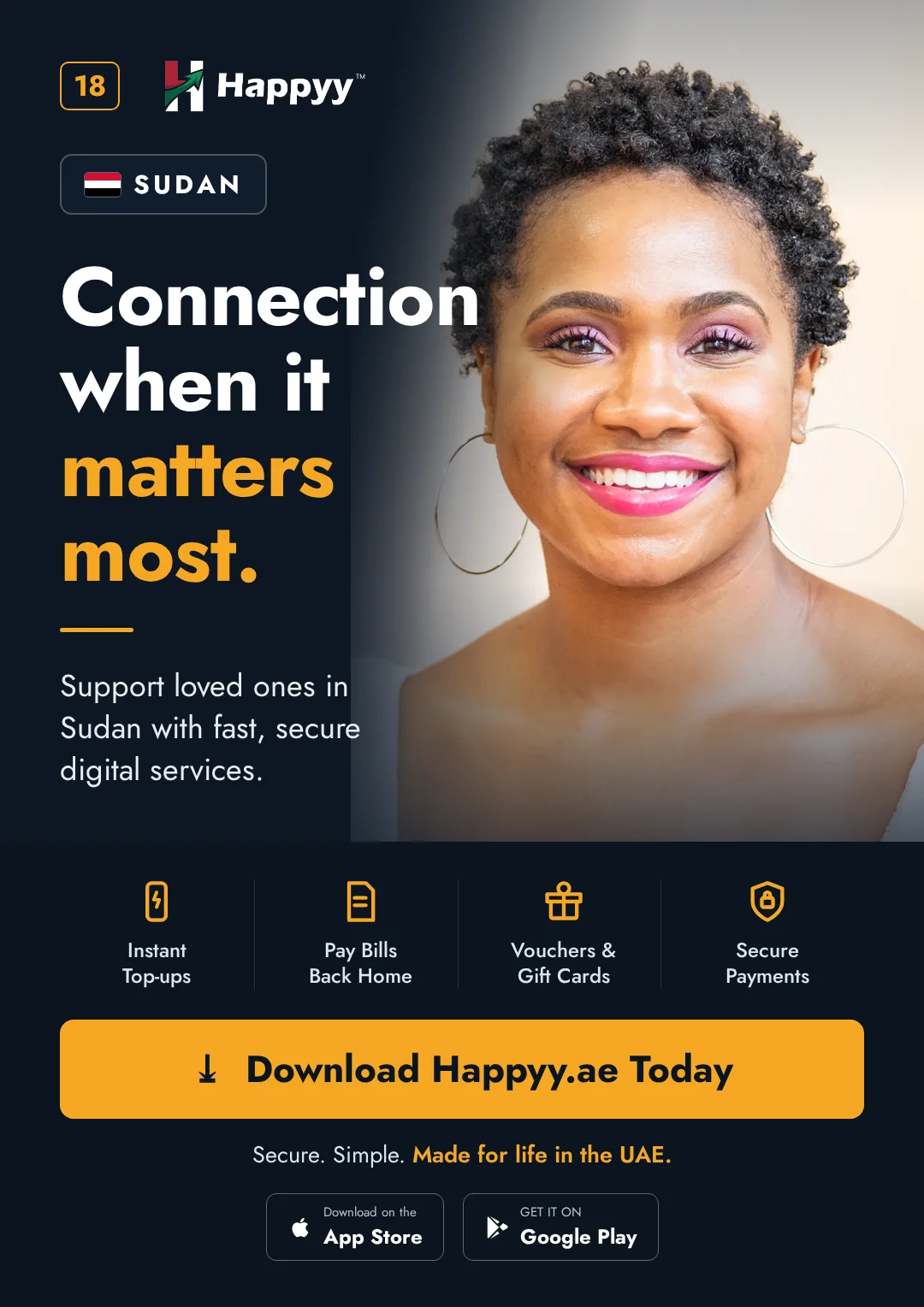 Sudan campaign — Connection when it matters most